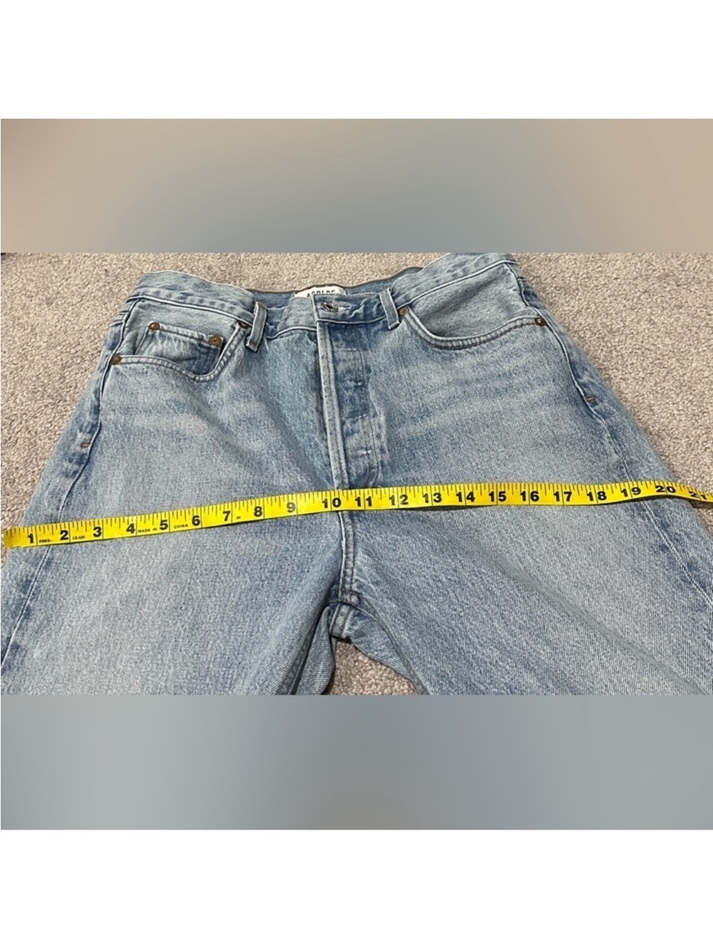 Agolde Riley High Rise Straight Leg Crop Jean - Picture 9 of 11